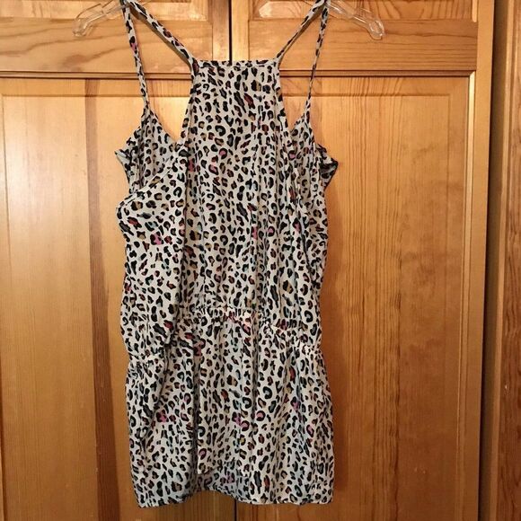 Confetti Print Spaghetti Strap Summer Blouse - Picture 5 of 7